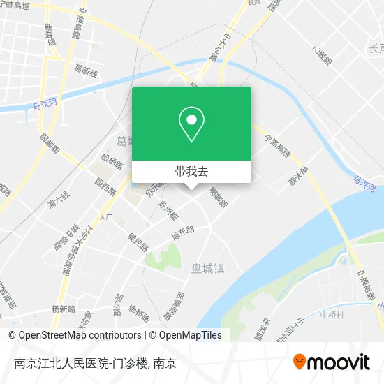 南京江北人民医院-门诊楼地图