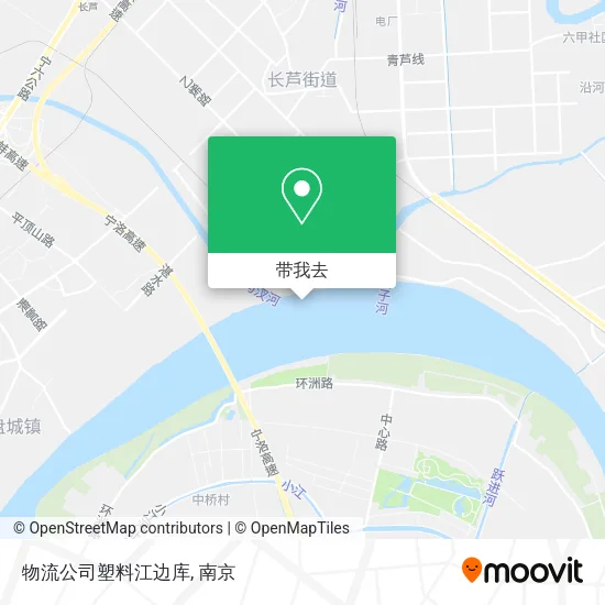 物流公司塑料江边库地图