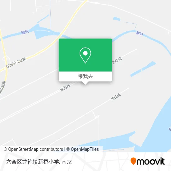 六合区龙袍镇新桥小学地图