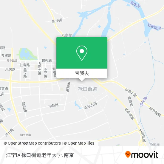 江宁区禄口街道老年大学地图