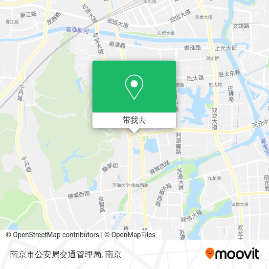南京市公安局交通管理局地图