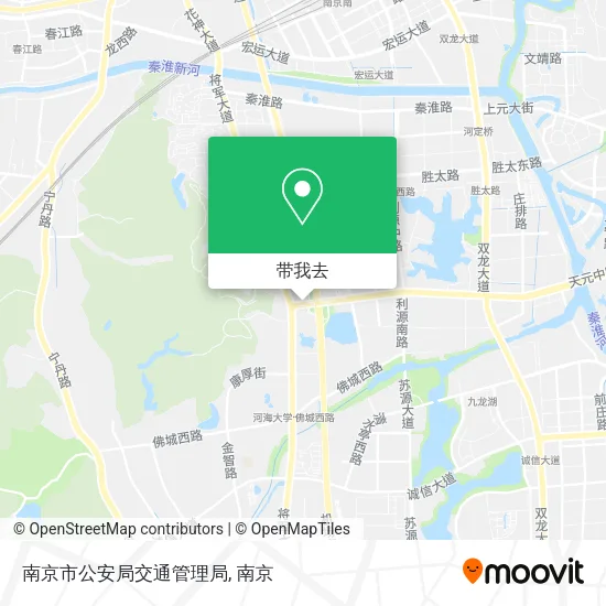 南京市公安局交通管理局地图