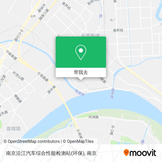 南京沿江汽车综合性能检测站(环保)地图