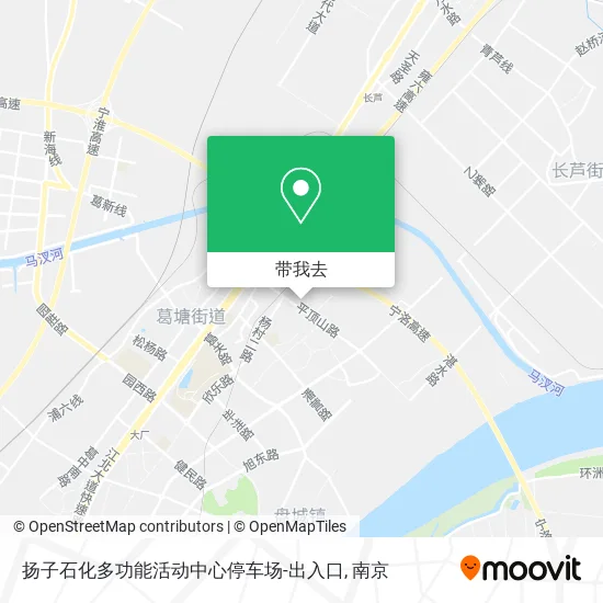 扬子石化多功能活动中心停车场-出入口地图