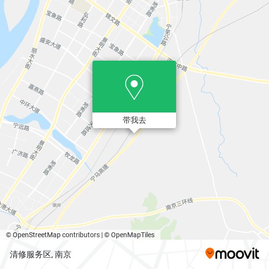 清修服务区地图