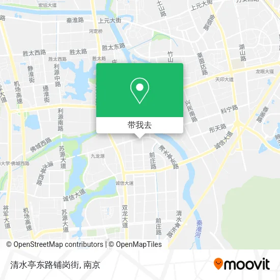 清水亭东路铺岗街地图