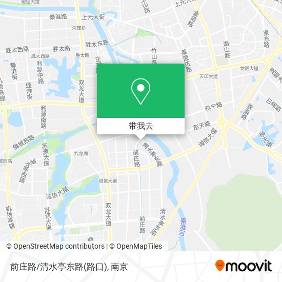 前庄路/清水亭东路(路口)地图