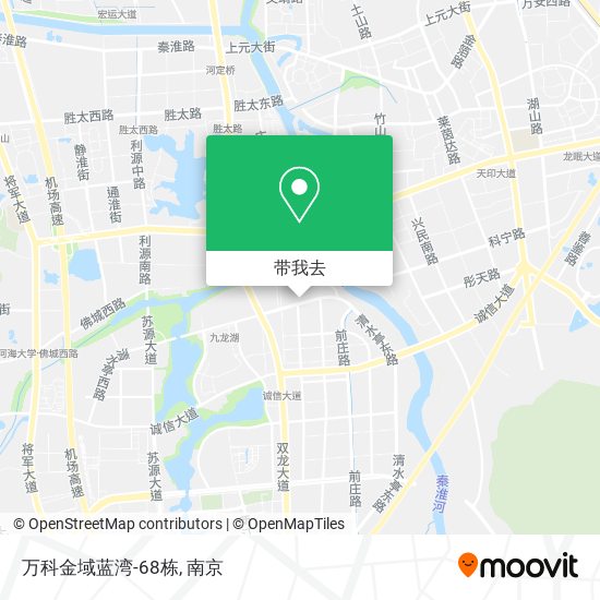 万科金域蓝湾-68栋地图