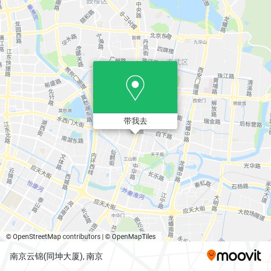 南京云锦(同坤大厦)地图
