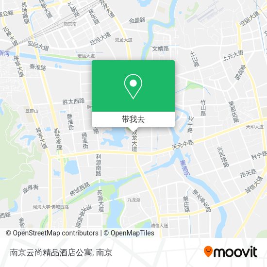 南京云尚精品酒店公寓地图