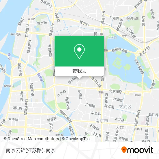 南京云锦(江苏路)地图
