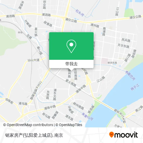 铭家房产(弘阳爱上城店)地图