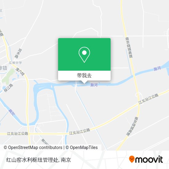 红山窑水利枢纽管理处地图