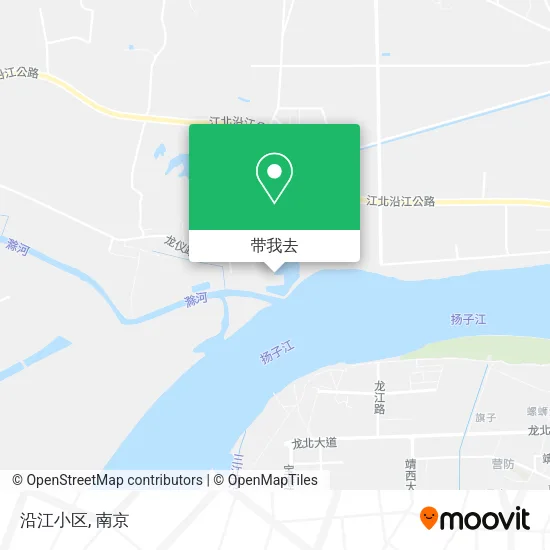 沿江小区地图