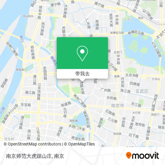 南京师范大虎踞山庄地图