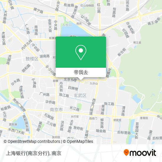 上海银行(南京分行)地图