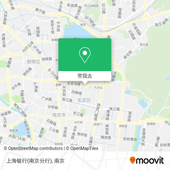 上海银行(南京分行)地图