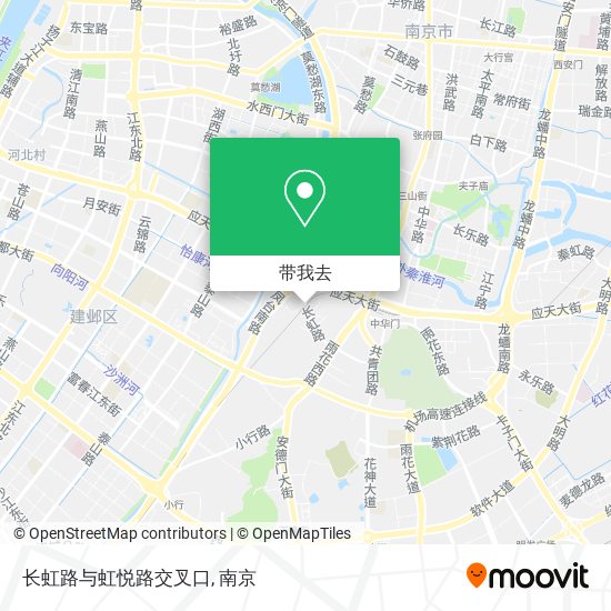 长虹路与虹悦路交叉口地图
