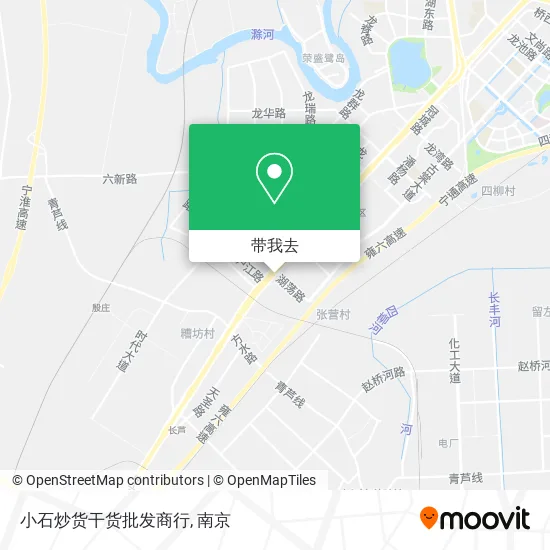 小石炒货干货批发商行地图