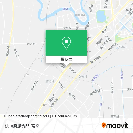 洪福腌腊食品地图