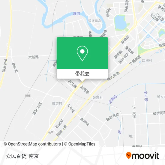 众民百货地图