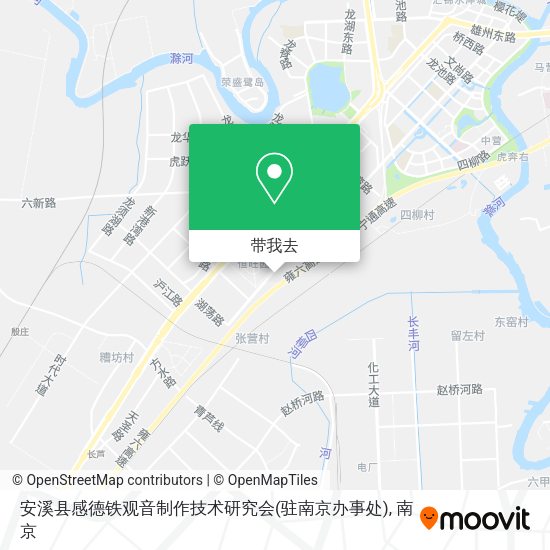 安溪县感德铁观音制作技术研究会(驻南京办事处)地图