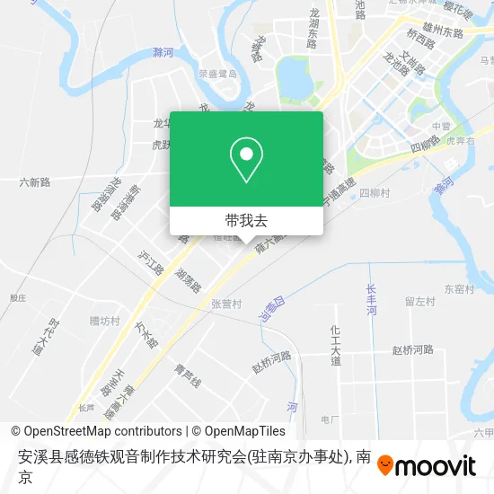 安溪县感德铁观音制作技术研究会(驻南京办事处)地图