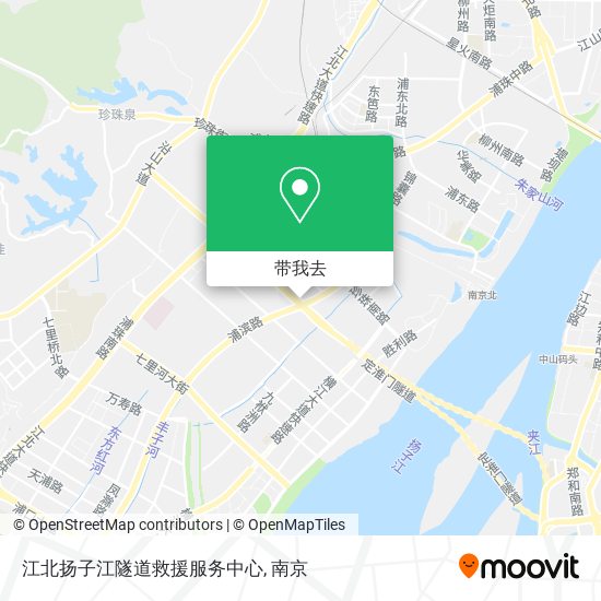 江北扬子江隧道救援服务中心地图