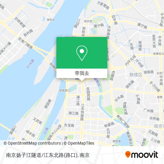 南京扬子江隧道/江东北路(路口)地图