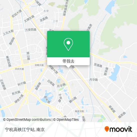 宁杭高铁江宁站地图
