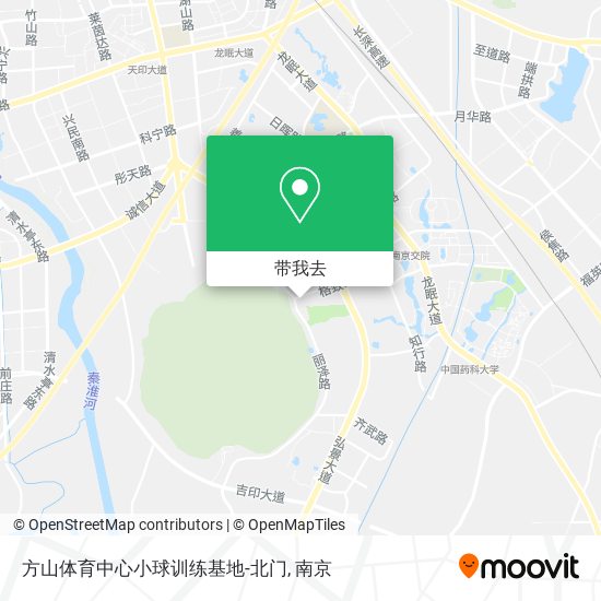 方山体育中心小球训练基地-北门地图