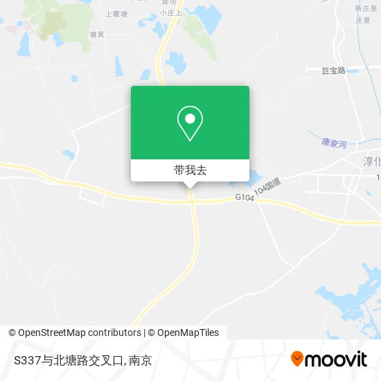 S337与北塘路交叉口地图