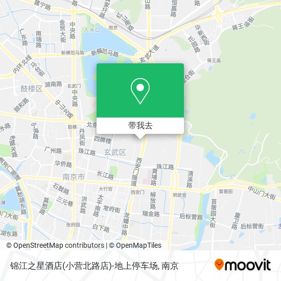 锦江之星酒店(小营北路店)-地上停车场地图