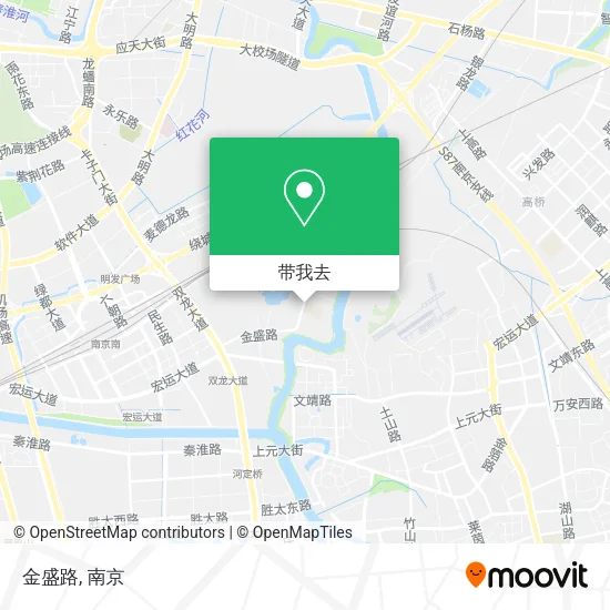 金盛路地图