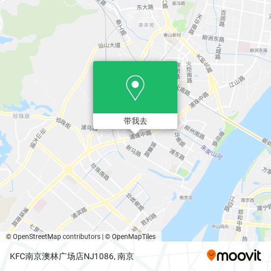 KFC南京澳林广场店NJ1086地图