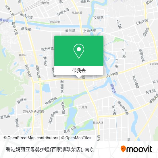 香港妈丽亚母婴护理(百家湖尊荣店)地图