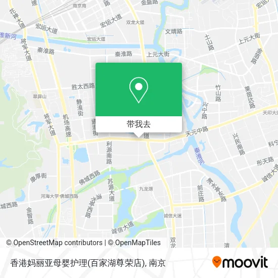 香港妈丽亚母婴护理(百家湖尊荣店)地图