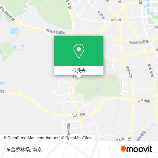 东善桥林场地图