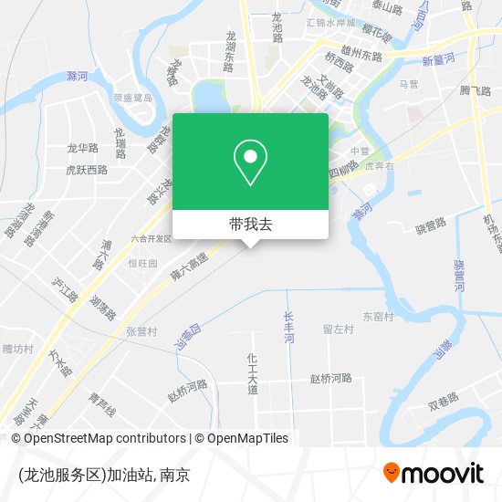 (龙池服务区)加油站地图