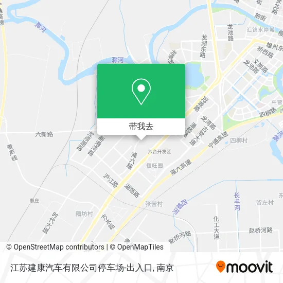 江苏建康汽车有限公司停车场-出入口地图