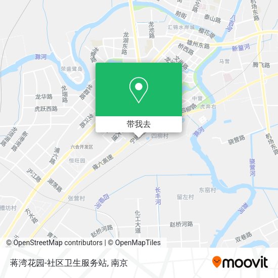 蒋湾花园-社区卫生服务站地图