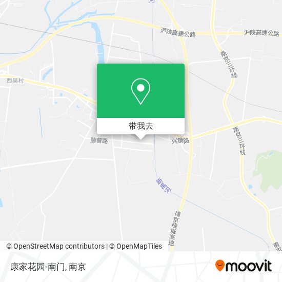 康家花园-南门地图