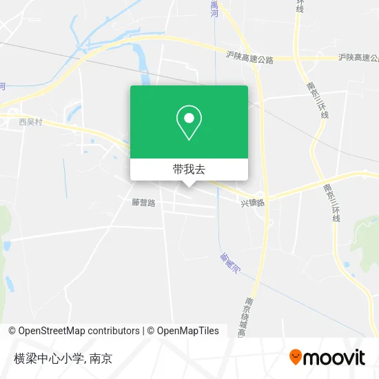 横梁中心小学地图