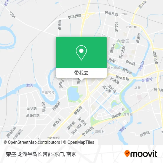 荣盛·龙湖半岛长河郡-东门地图