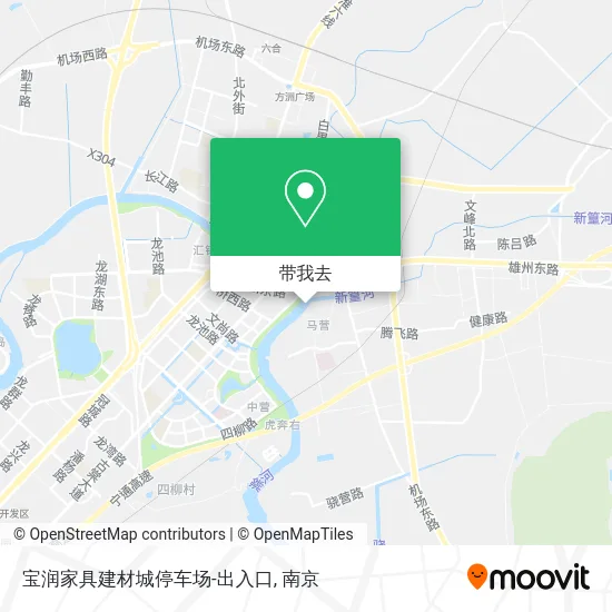 宝润家具建材城停车场-出入口地图