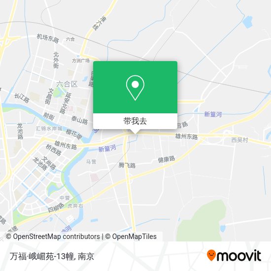 万福·峨嵋苑-13幢地图