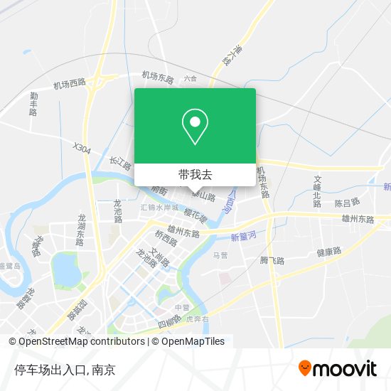 停车场出入口地图