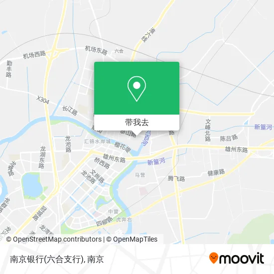 南京银行(六合支行)地图