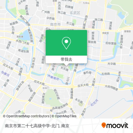 南京市第二十七高级中学-北门地图