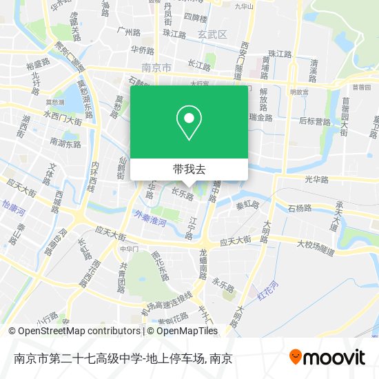 南京市第二十七高级中学-地上停车场地图